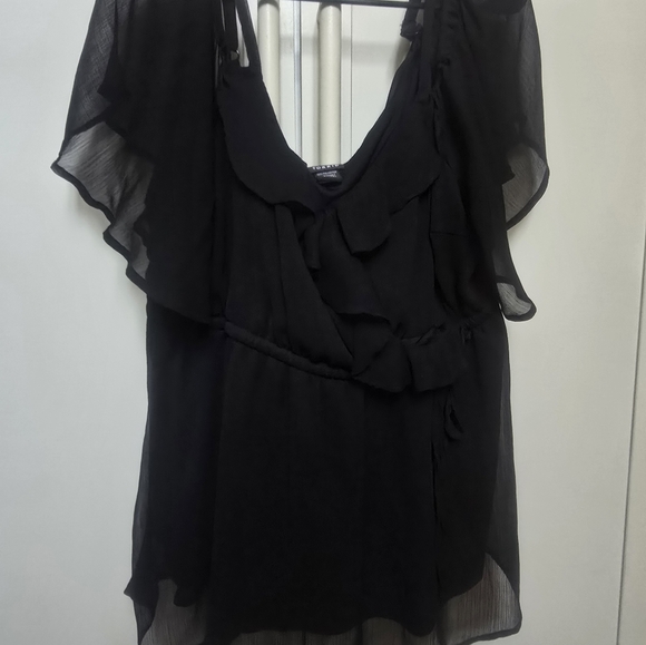 TORRID sheer Blouse - Picture 1 of 4